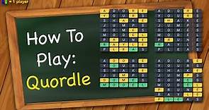 How to play Quordle