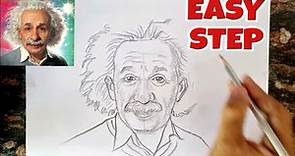 How to draw Albert Einstein Drawing || Albert Einstein Drawing || Pencil Drawing