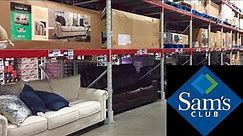 SAM'S CLUB FURNITURE SOFAS COUCHES ARMCHAIRS HOME DECOR SHOP WITH ME SHOPPING STORE WALK THROUGH
