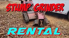Renting a Stump Grinder. You Can Do It!!!