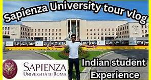 Sapienza University of Rome | 🇮🇹 University tour | Indian student Experience