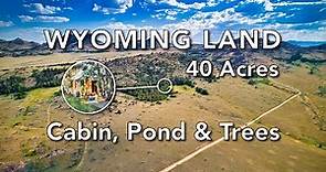 40 Acres of Wyoming Land for Sale with Cabin • LANDIO
