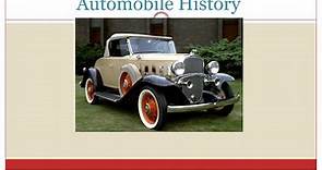 PPT - Automobile History PowerPoint Presentation, free download - ID:2398894