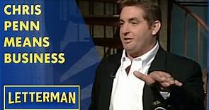 Chris Penn Is The CBS Page Who Means Business | Letterman