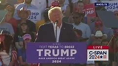 Watch: Donald Trump's Attacks On DeSantis At Rally Met With Near Silence