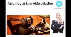 What is ATTORNEY AT LAW? définition of ATTORNEY AT LAW!