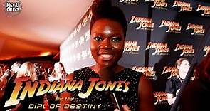 Shaunette Renée Wilson - Indiana Jones and the Dial of Destiny World Premiere Interviews Cannes 2023