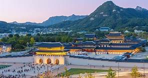Beautiful Sunset View of Gyeongbokgung Palace in Seoul | Korea Travel Guide 4K HDR