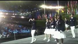 London 2012 Opening Ceremony: Team USA Entrance