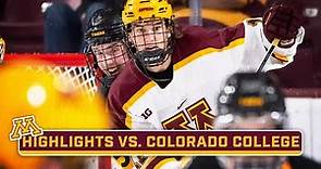 Colorado College at Minnesota | Highlights | Big Ten Hockey | Jan. 8, 2024