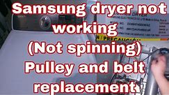 How To Fix Samsung Dryer NOT Spinning or Tumbling! | Model DV48H7400EW/A2