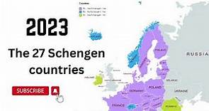 Schengen visa || 2023 Country in Schengen zone || Europion Country of list