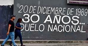 Gobierno de Panamá declara 20 de diciembre "Día de duelo nacional" a 30 años de la invasión militar de EE.UU.