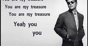 Treasure Bruno Mars Lyric Video)