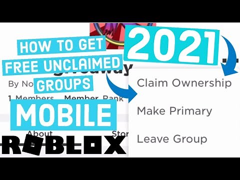 Unclaimed Roblox Groups 2021 Zonealarm Results - how to make a group on roblox mobile 2021