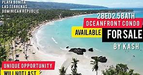 FOR SALE | TRUE OCEANFRONT 2 Bed Condo | Playa Bonita | Las Terrenas | Dominican Republic | by KASH