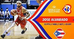 🇵🇷 Jose Alvarado leads Puerto Rico to victory with 22 pts ¦ 7 reb ¦ 7 ast