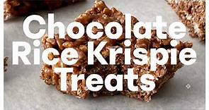 Chocolate Rice Krispie Treats Recipe