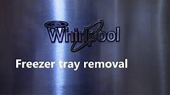 Whirlpool Freezer drawer/tray removal Part 1