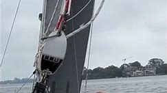 Sailing using tiller extension on my S&S34 yacht #sailing #ss34 #yachting #sailinglife #yacht