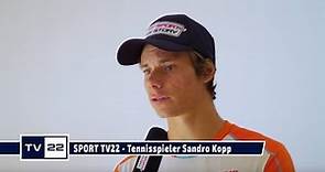 SPORT TV22: Tennisspieler Sandro Kopp - Training Seefeld