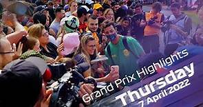 Australian Grand Prix Highlights: Thursday 7 April