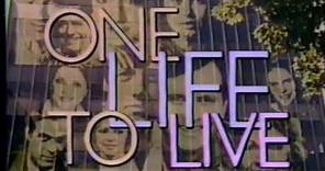 1985 "One Life To Live" Soap Opera Opening Intro