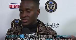 David Accam dedicates performance to late father