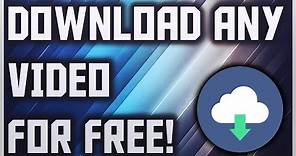 How To Download Any Video For Free Using a Browser Extension | Video Downloader Professional | HD