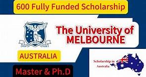 Australia Graduate Research Scholarships | University of MELBOURNE | Step-by-Step Procedure
