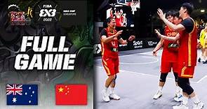 Australia v China | Women FINAL | Full Game | FIBA 3x3 Asia Cup 2022