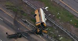 Student and teacher killed, dozens injured in New Jersey school bus crash