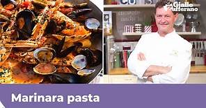 MARINARA PASTA (Pasta with seafood: Italian recipe)