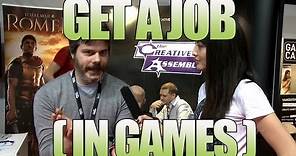 How to Get a Job in Video Games - Gaming Jobs - Tips from the Game Industry