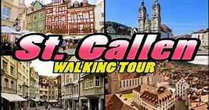 ST. GALLEN Walking Tour - Switzerland |4k|
