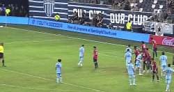 GOAL: Marinos Tzionis, Sporting Kansas City - 98th minute