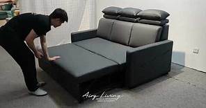 多功能梳化床 | 沙發床 可選棉麻/科技布/貓抓皮 可升級乳膠 FS3-S2315