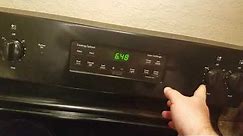 How to Change TIME Clock on GE Electric Range Oven Stove (Newer Model Lowes Home Depot Black White)