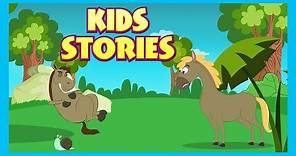 Kids Stories - The Horse & the Snail And The Lazy Horse - Kids Hut Storytelling