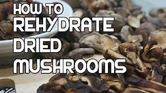 How to Rehydrate Dried Mushrooms - Re-Hydrating Reconstitute - Best Mushroom Recipes