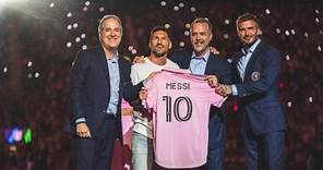 Messi fue presentado en el Inter Miami y el público de la MLS explotó: "Daremos el máximo"