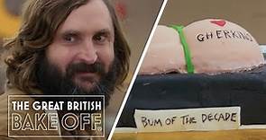 Joe Wilkinson bakes his own bum! | The Great Stand Up To Cancer Bake Off