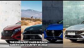 The Cheapest Cars in Every Country in America in 2024 | America's Cheapest Cars