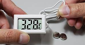 【四幸丸-科學教具】電子數位溫度計 Electronic digital thermometer，如何換水銀電池-四幸丸老師的科學Vlog
