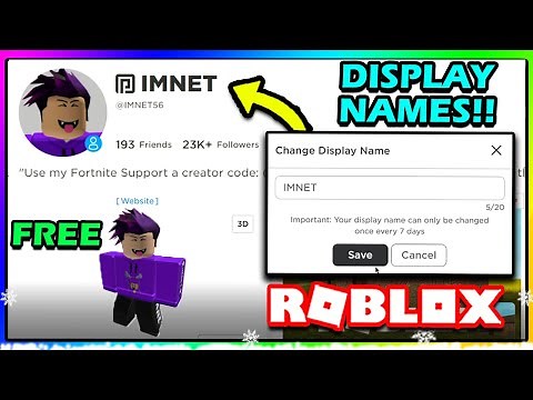 How To Change Name In Roblox Zonealarm Results - how to change your display name on roblox 2021