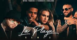 Myke Towers, Maluma & Farruko - La Playa Remix (Video Oficial)