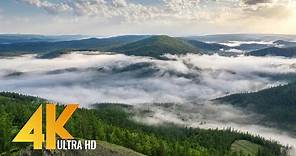 Ural Mountains from a Bird Eye View - 4K Ambient Drone Film - 6 HOURS