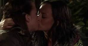 Natalie Cassidy & Luisa Bradshaw Kissing