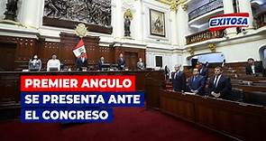 Presidente del Consejo de Ministros, Pedro Angulo, se presenta ante el pleno del Congreso