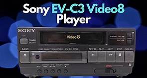 Sony EV-C3 8mm Video8 Player Video Cassette Recorder (1989) - Specs-Features - 8mm Video to Digital